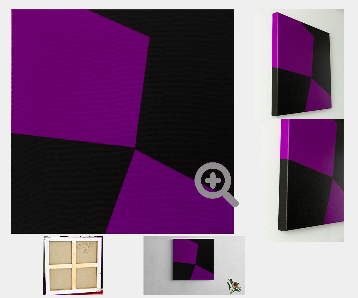 Gemaelde: konstruktiv Farbfeld minimalistisch KH#280